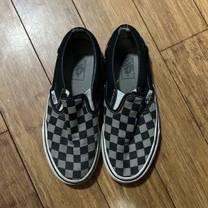 unisex checkered vans